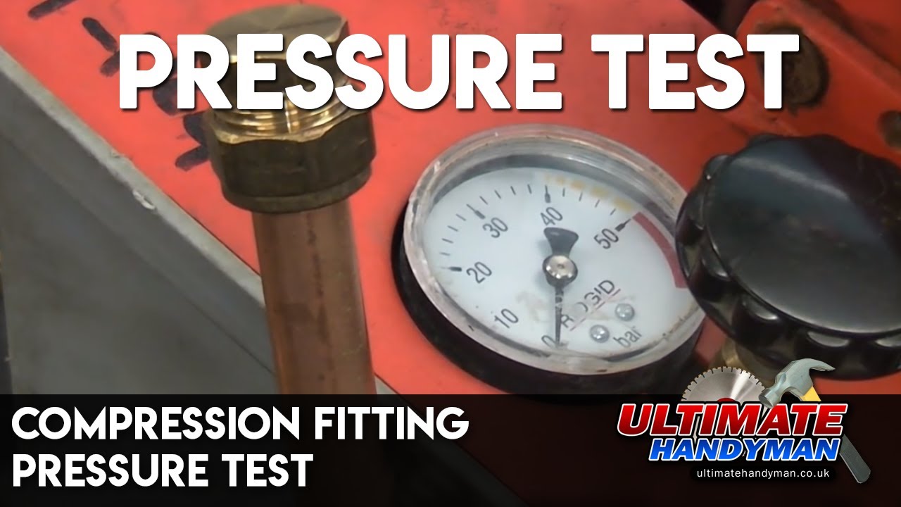 compression fitting pressure test