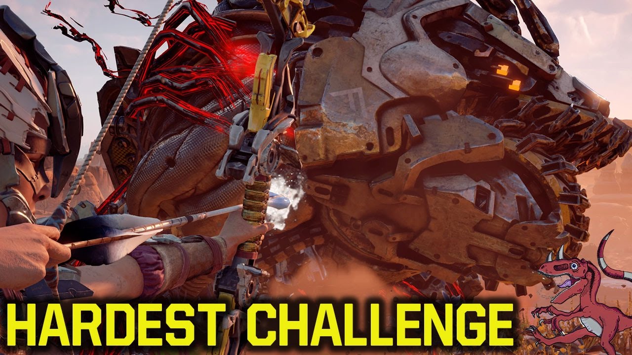 Horizon Zero Dawn tips and tricks - THE HARDEST CHALLENGE (Horizon Zero Dawn rockbreaker guide_