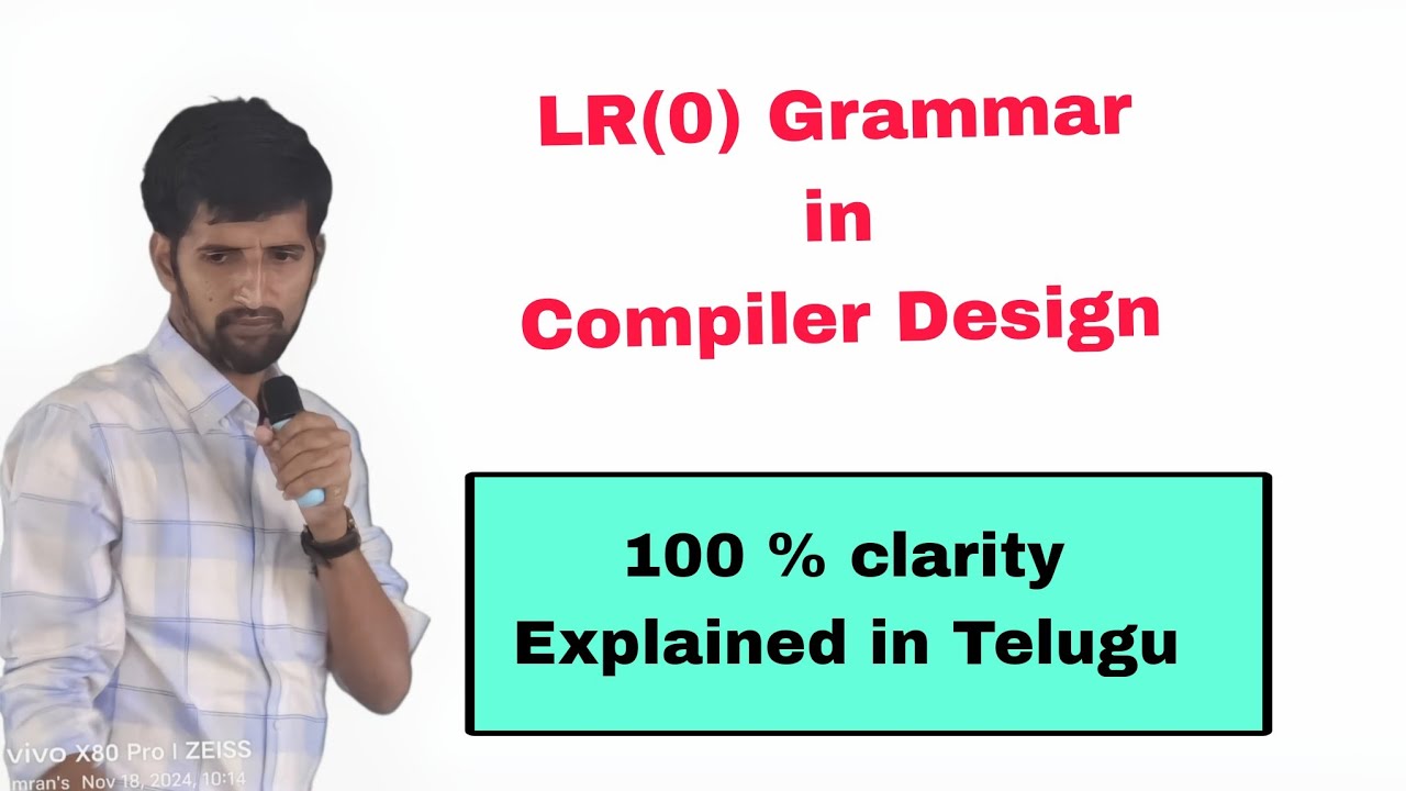 Construct LR(0) in Telugu || compiler design 