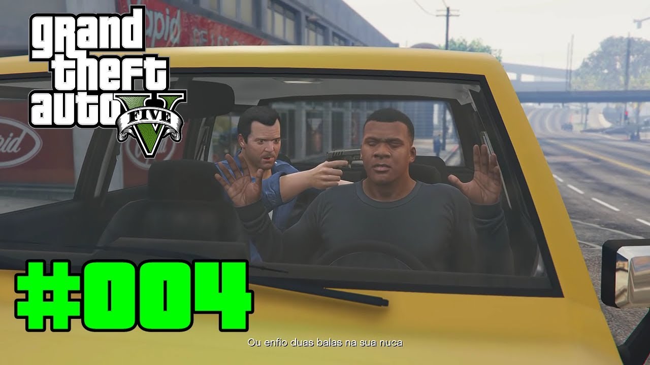 GTA V DUBLADO #004 AGRAVANTES