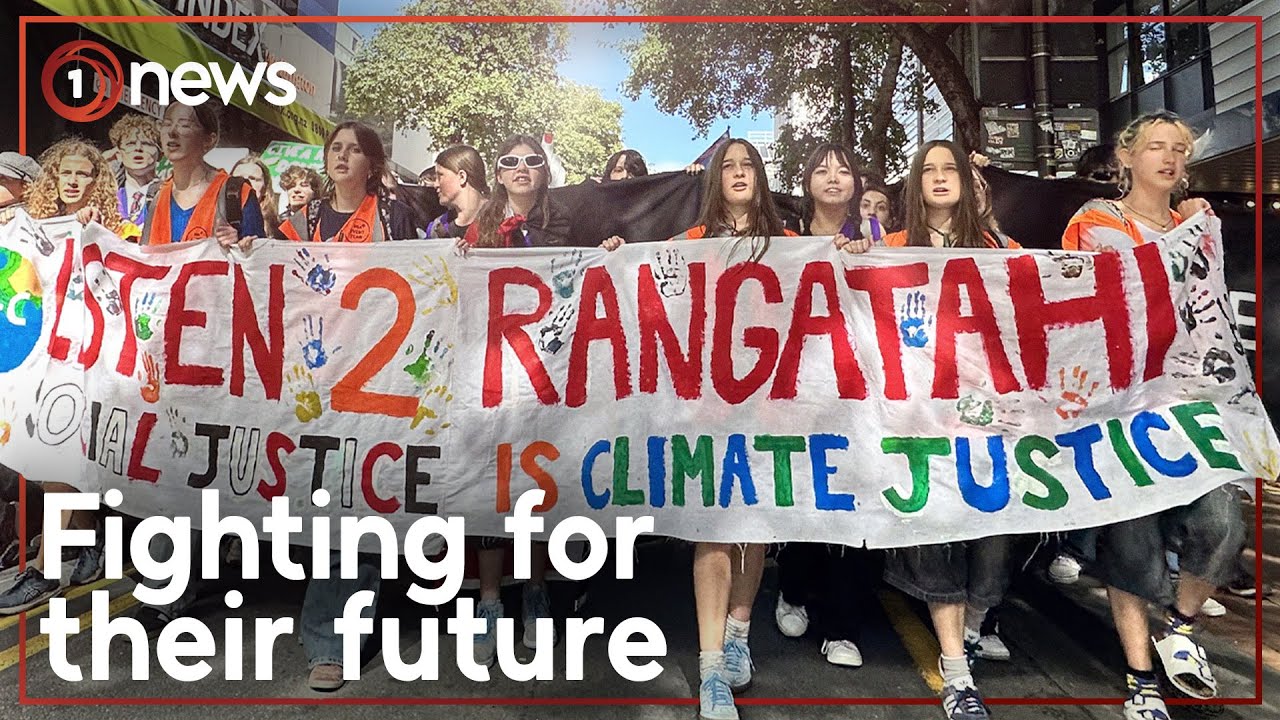 Students hit the streets at climate strikes across the country | 1News