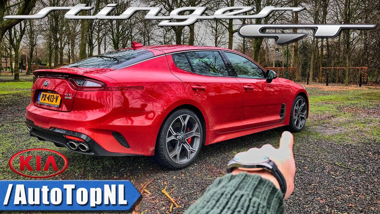 Kia Stinger GT REVIEW POV on AUTOBAHN by AutoTopNL