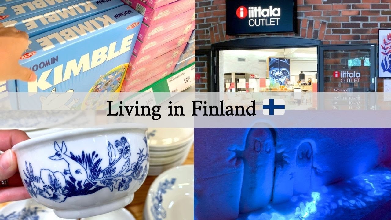 Moomin Ice Cave | Summer Family Vacation | Grocery Shopping | Slow Living, Silent Vlog | Finland 🇫🇮
