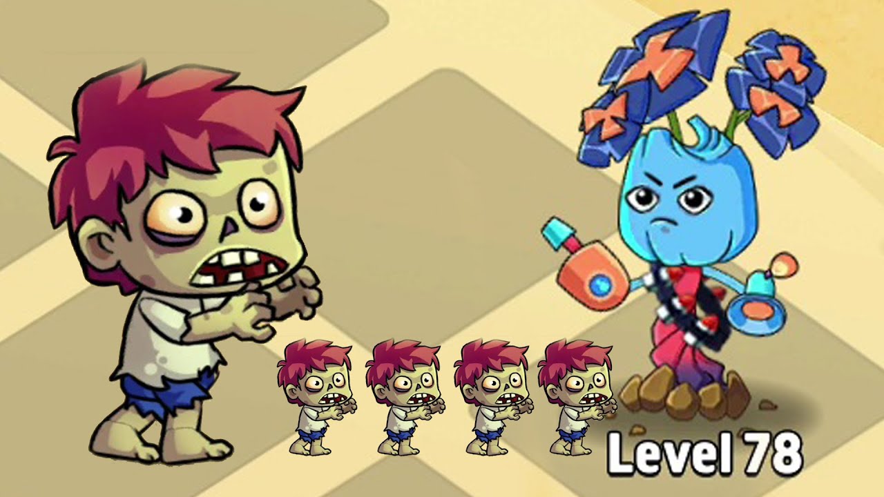 Merge Plants Monster Defense Level 78 plant with all zombies Stage 61 Gameplay Walkthrough Part 14