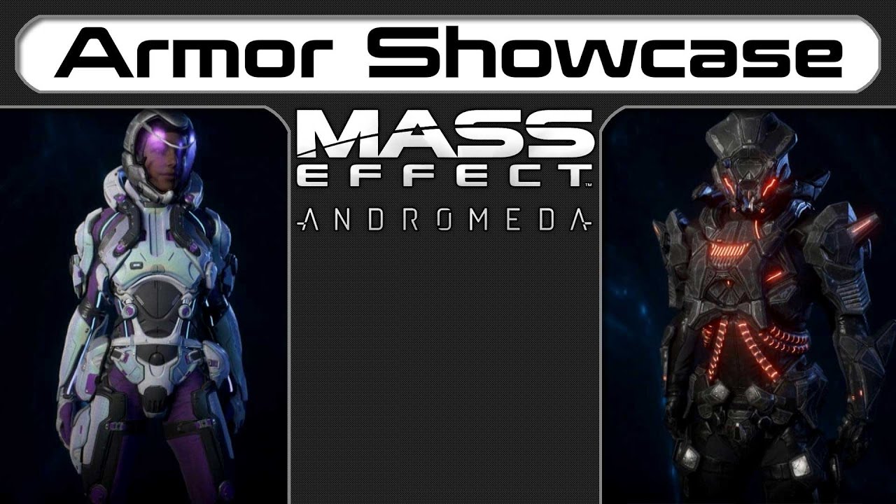 All Armors - Mass Effect Andromeda Showcase and Guide