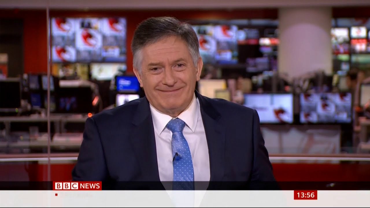 Simon McCoy Holding it together (Just) on BBC News - 23 Nov 2020