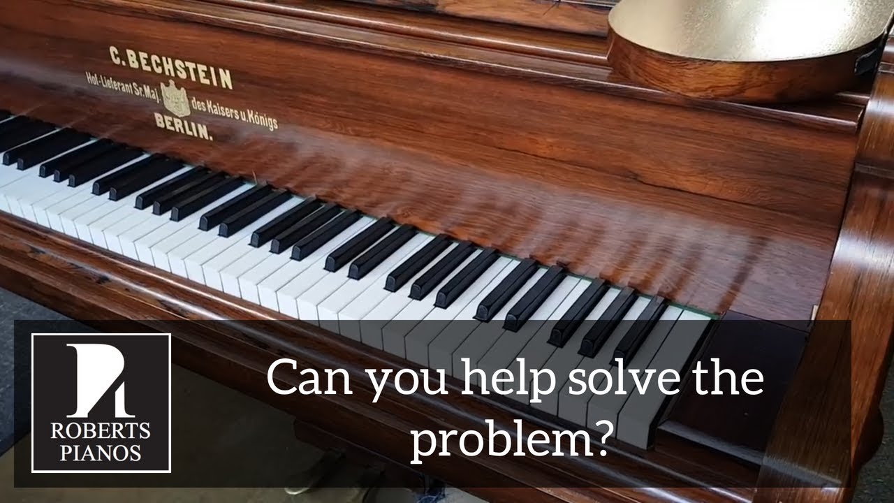 Can you help solve the problem? Extremely heavy action on fully restored Bechstein IV.