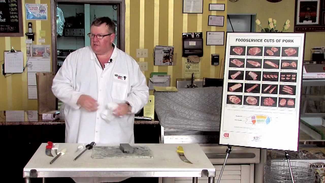 How a Butcher Sharpens Knives