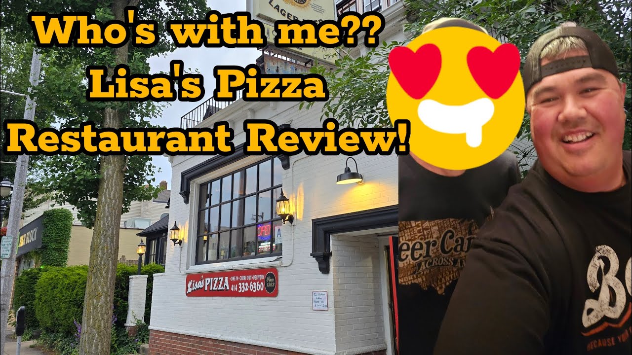 First Pizza Reviews?? Lisa's Pizza in Milwaukee with a special guest!!