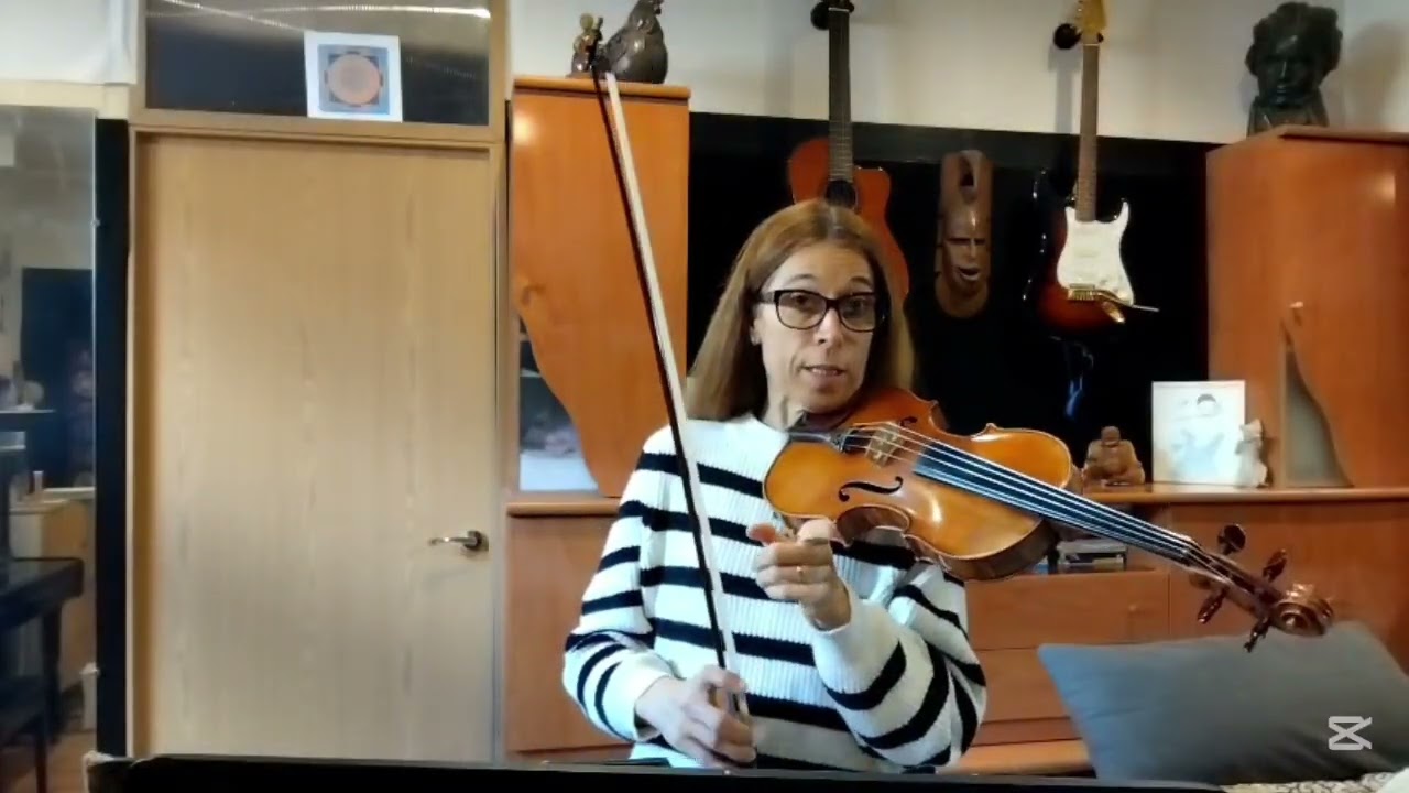 Leçon 164 de violon : dans la seconde position !!!!