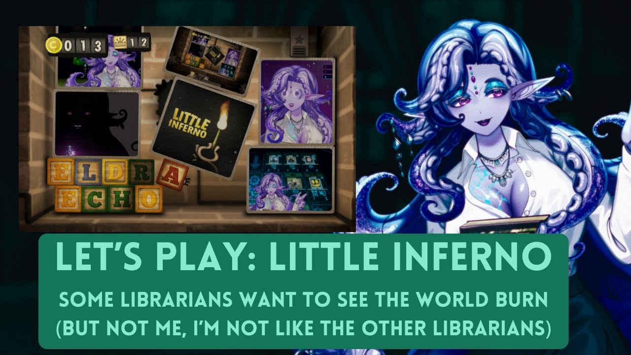 Let's Play: Little Inferno #cozygaming #cozygames #wintervibes #dieselpunk #cozy #asmr #3dio