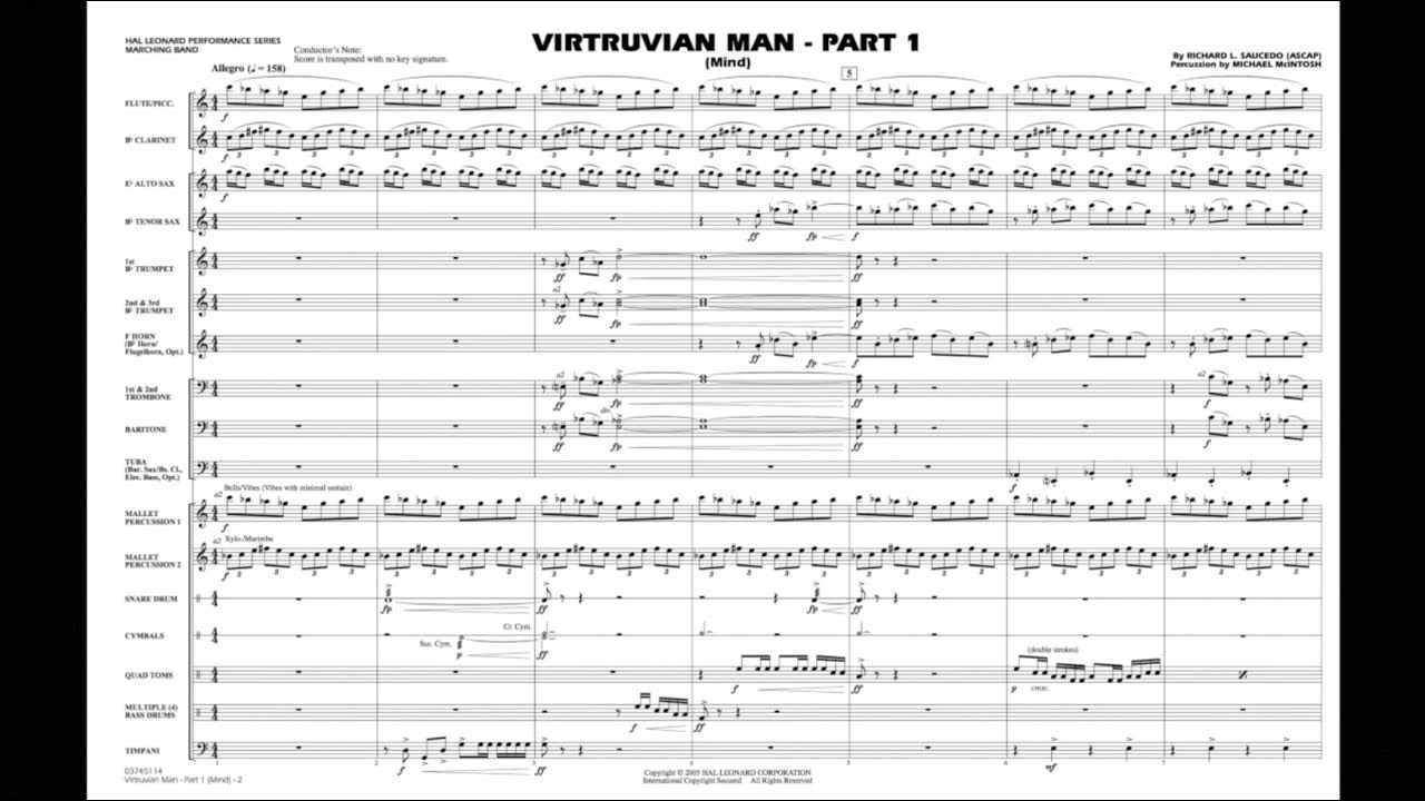 Virtruvian Man - Part 1 (Mind) by Richard L. Saucedo
