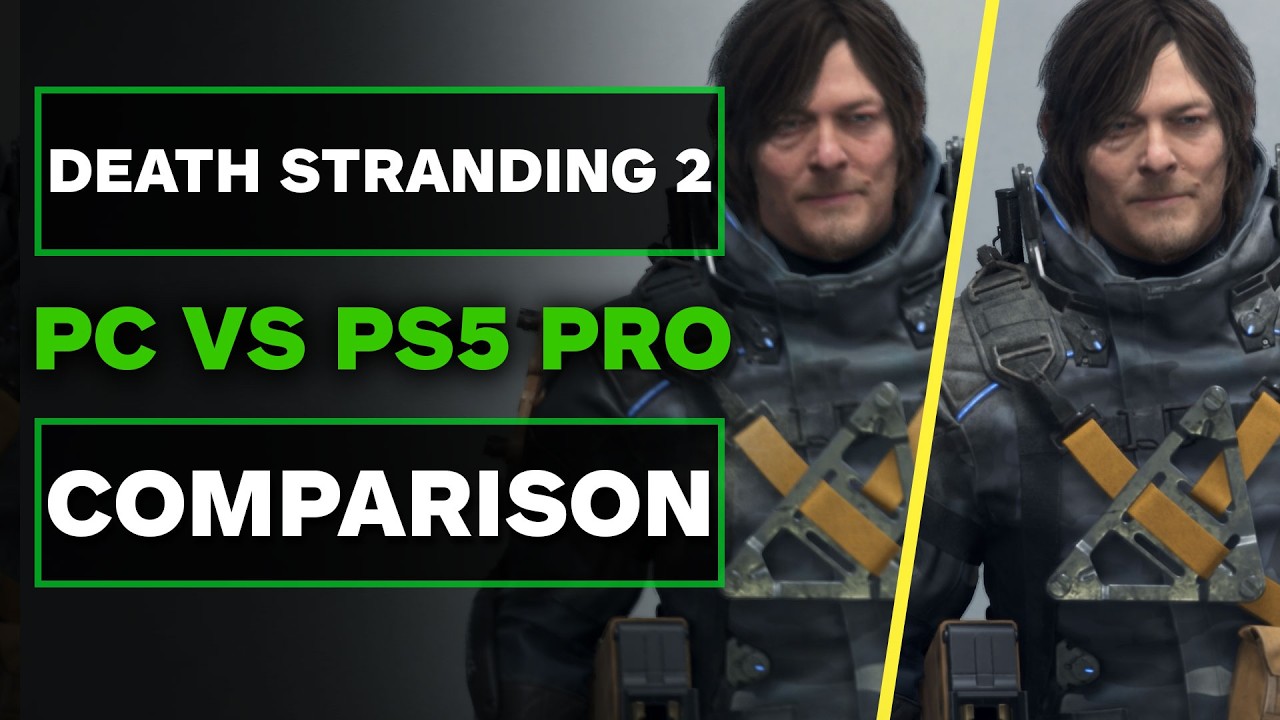 Death Stranding 2 PC (RTX 5090) vs PS5 Pro 4K Comparison