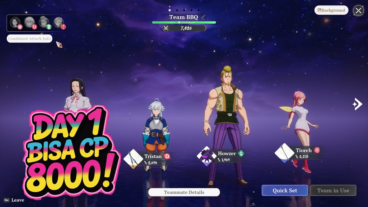 7DS Origin Day 1 World 2 CP 8K?! Modal 17RB Doang 😱