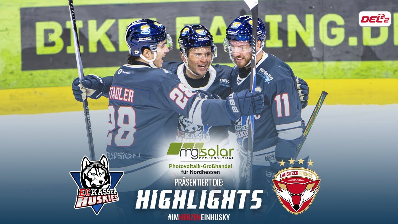 Highlights: 37. Saisonspiel - Kassel Huskies vs. Lausitzer Füchse