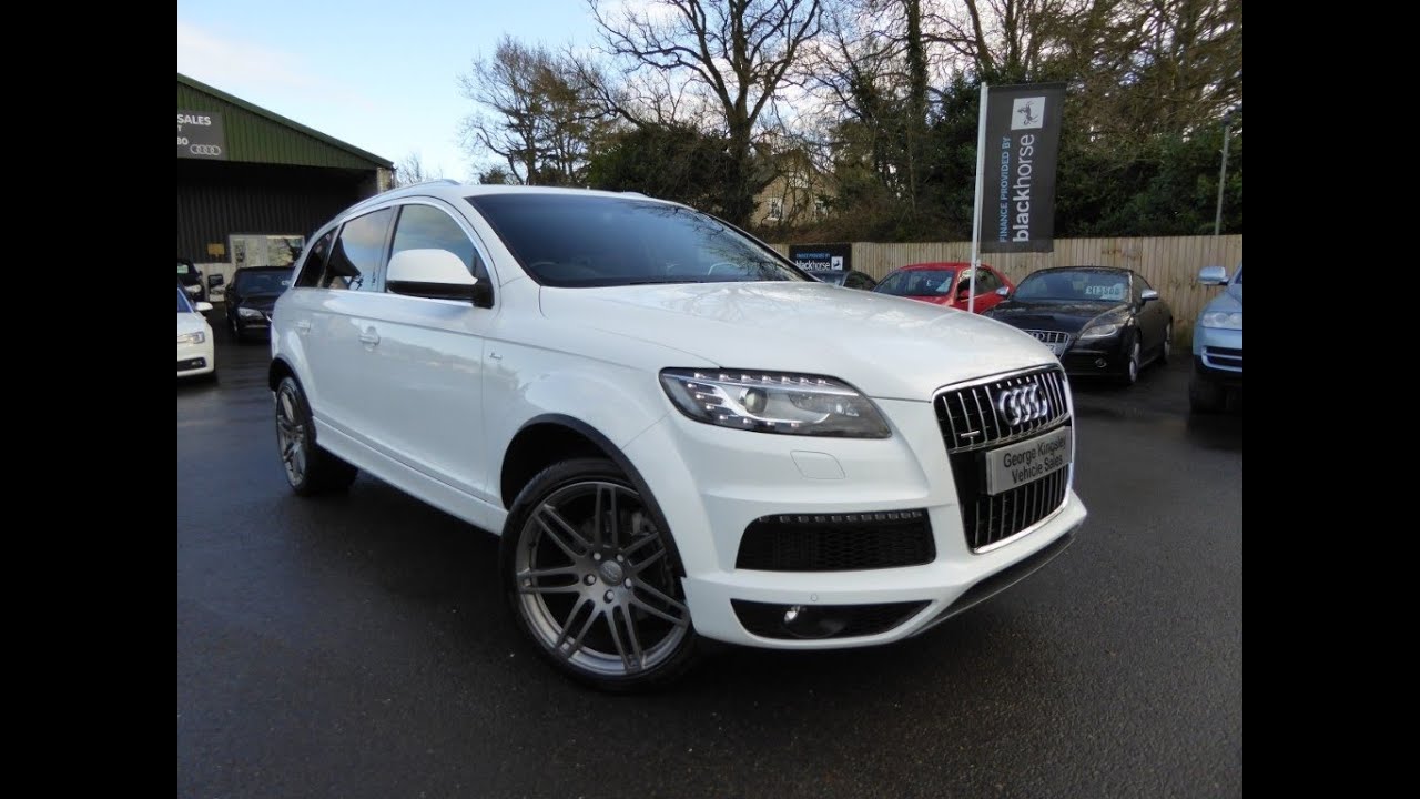 2010 Audi Q7 TSi S-Line for Sale at George Kingsley Vehicle Sales, Colchester, Essex. 01206 728888