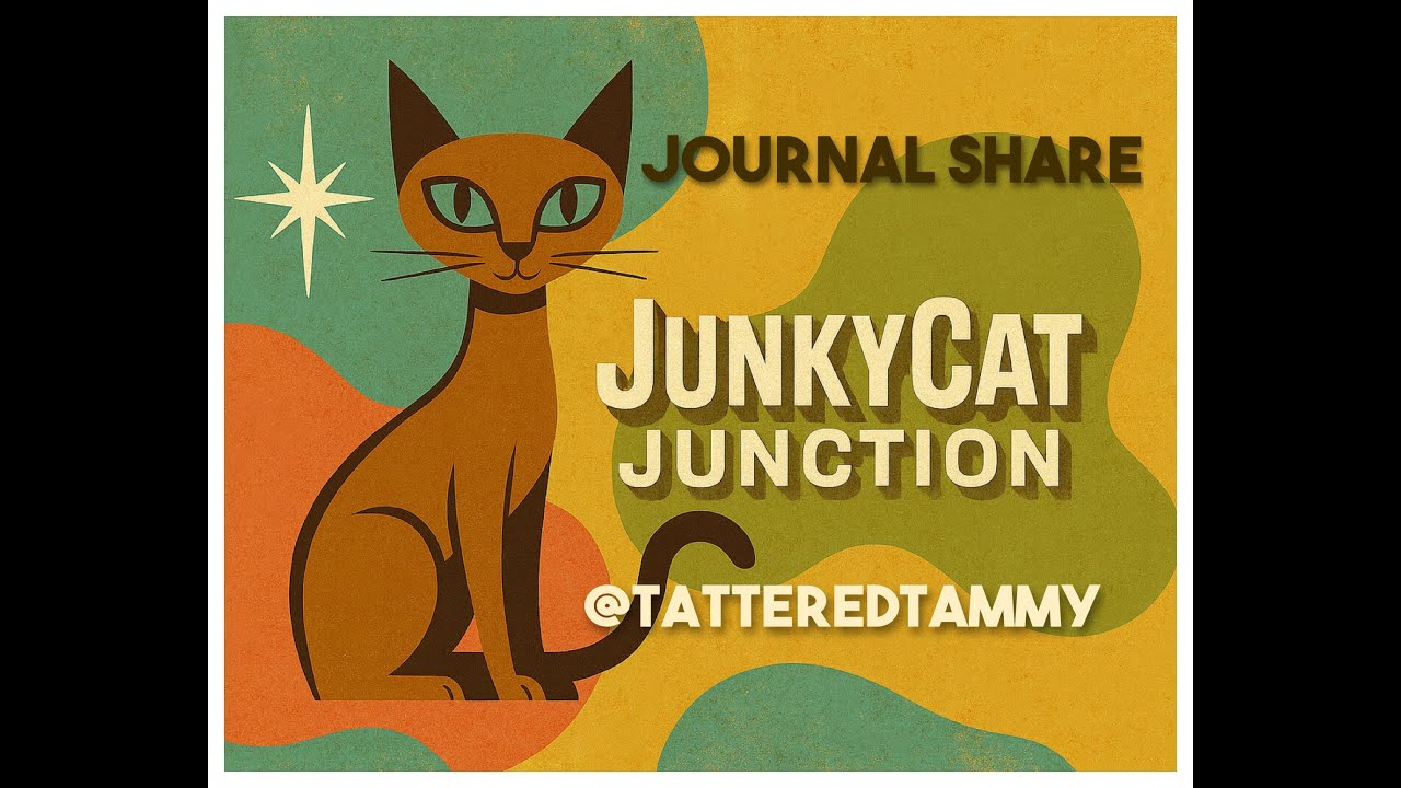 📗 💚 NEW JOURNAL SHARE @tatteredtammy 💚 📗 #junkjournaling #newjournal #favoritethings