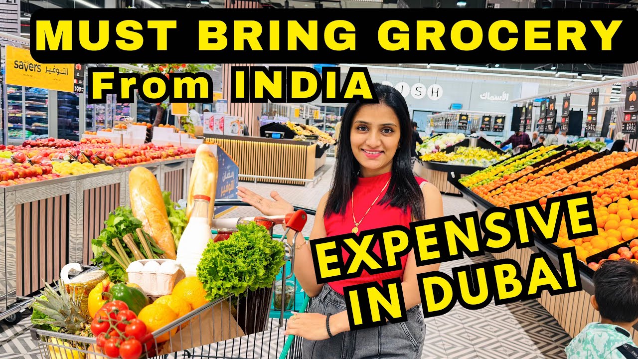 Packing For DUBAI 🇦🇪 Bring These GROCERY ITEMS FROM INDIA | GROCERY PRICES INDIA VS DUBAI 