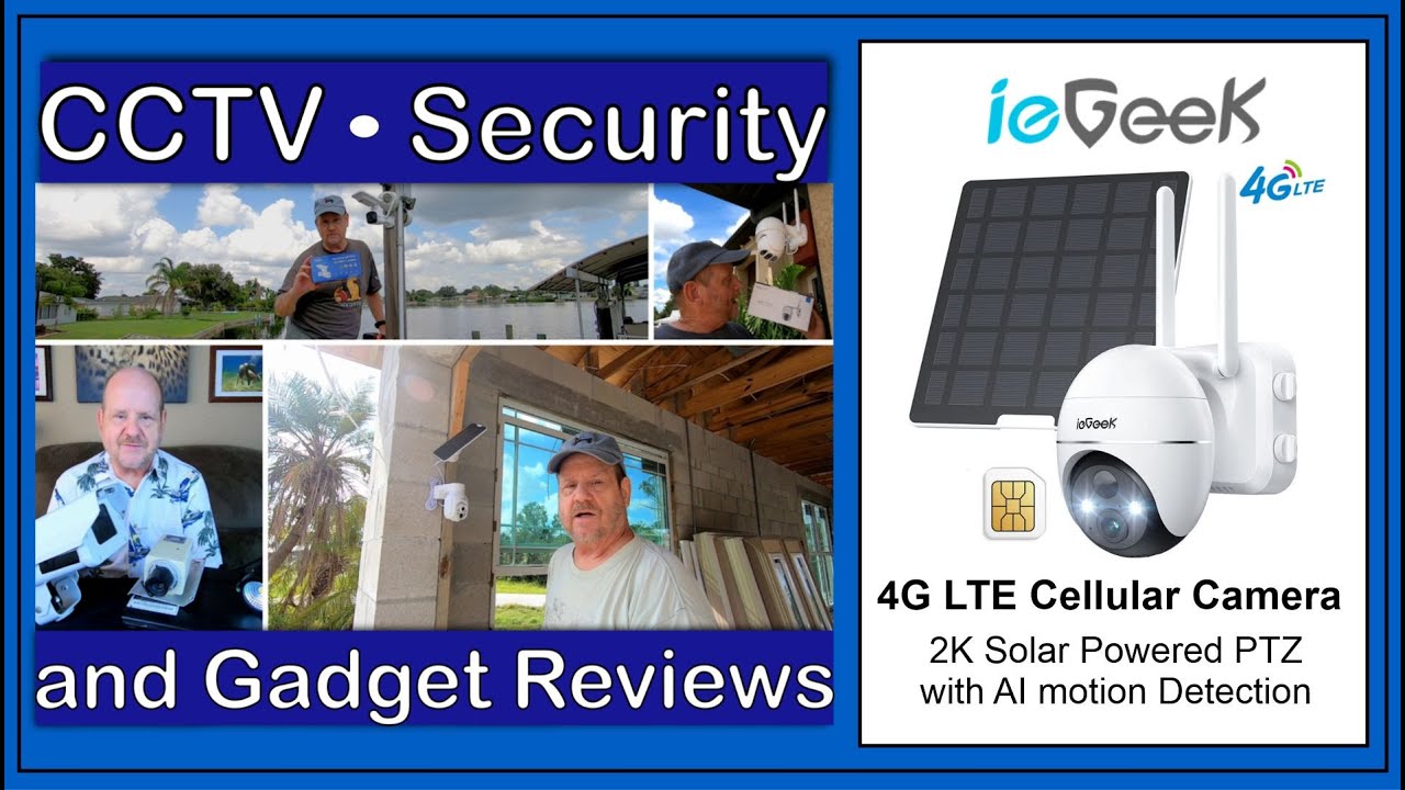 ieGeek 4G LTE Cellular PTZ camera review
