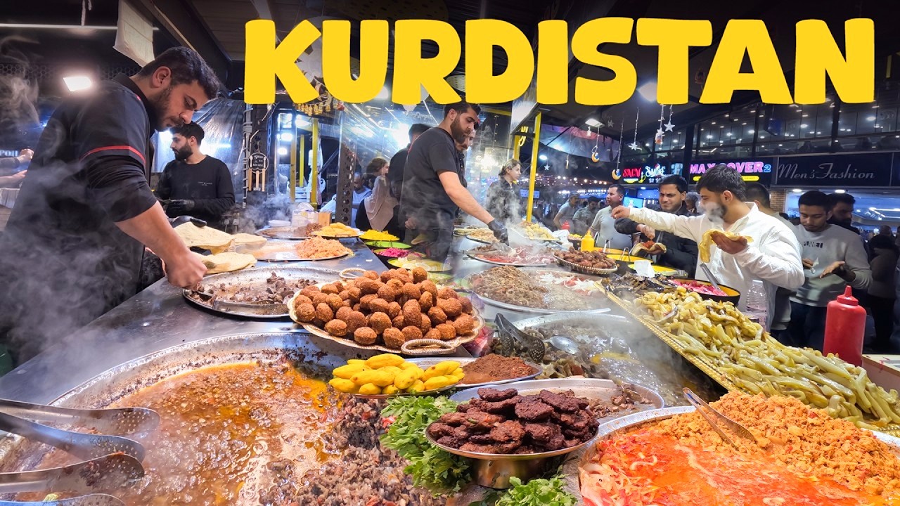 KURDISTAN 2025! The Best Erbil Grand Bazaar Tour Street Food
