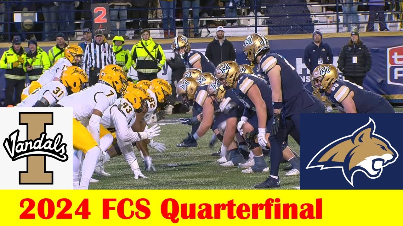 #8 Idaho vs #1 Montana State Football Game Highlights, 2024 FCS Quarterfinal