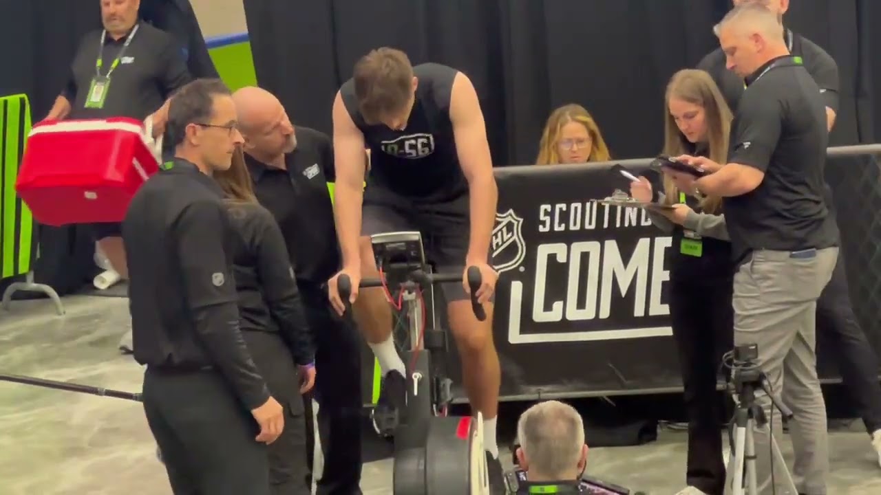 Radim Mrtka at the NHL Combine