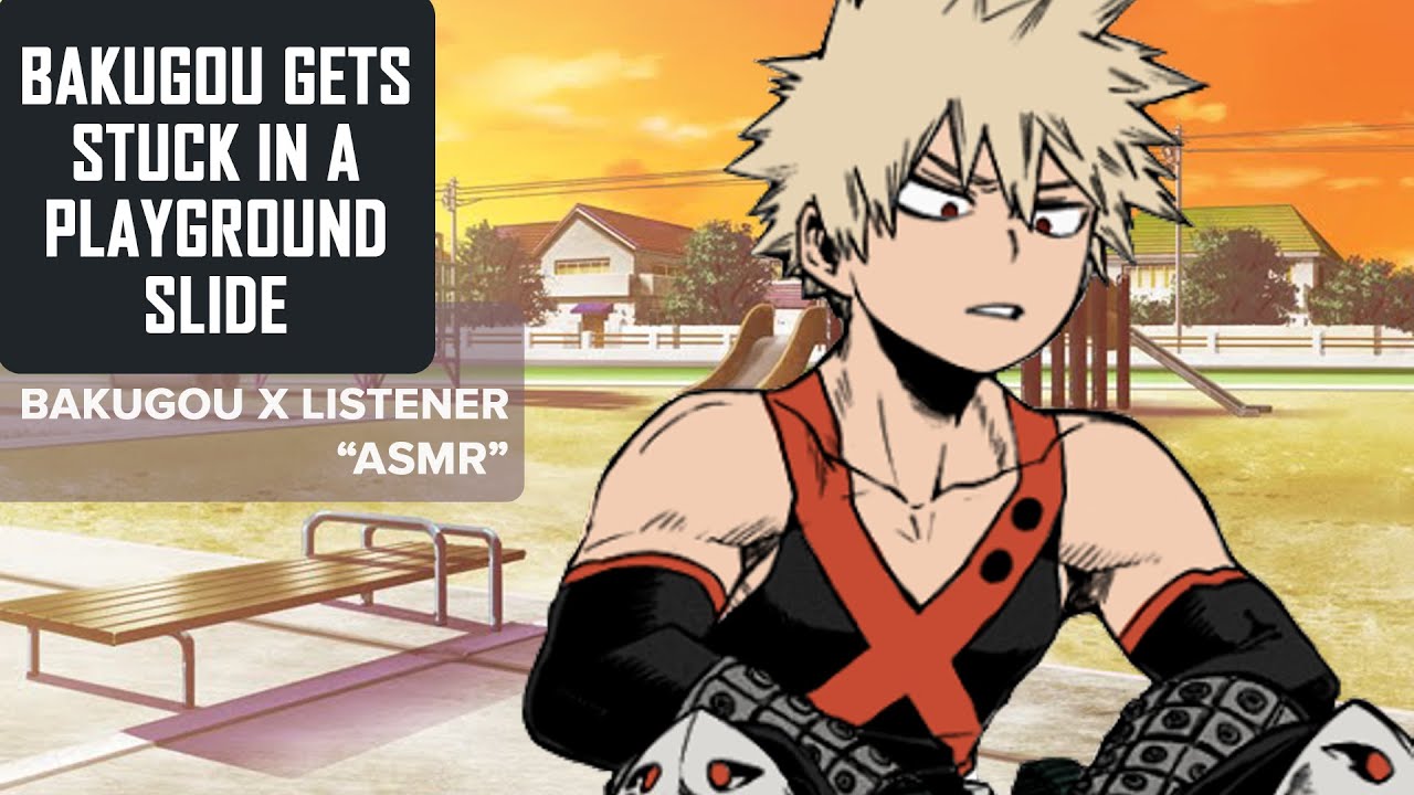 Bakugou Gets Stuck In A Playground Slide 