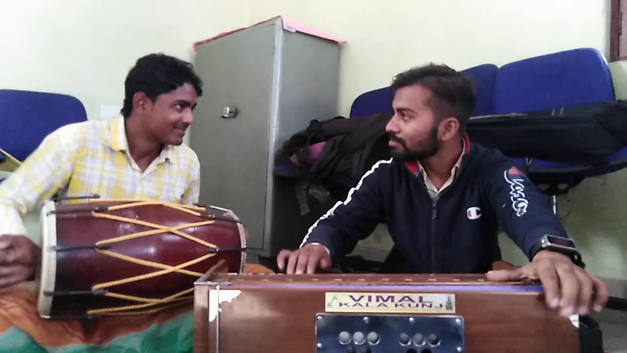 Song tum he aana  harmonium play by Ravi parkash and dholak player mastar pankaj