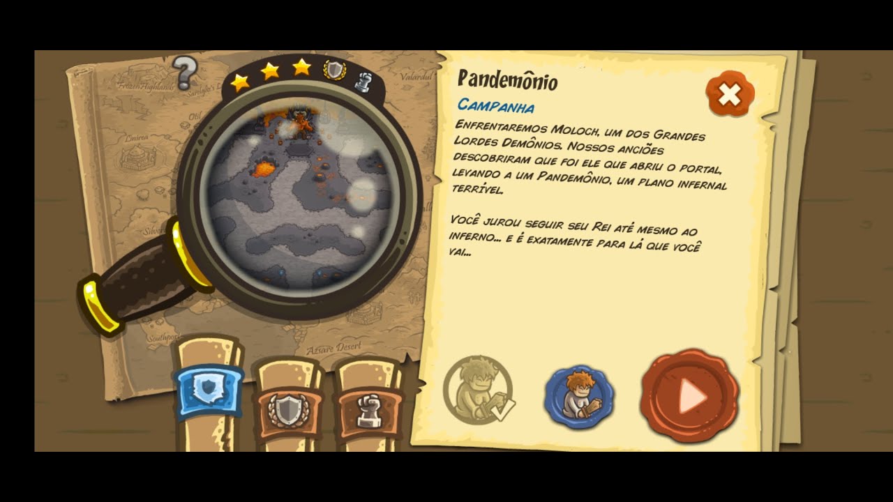 Kingdom Rush Pandemônio Desafio Campanha (Gameplay PT/BR)