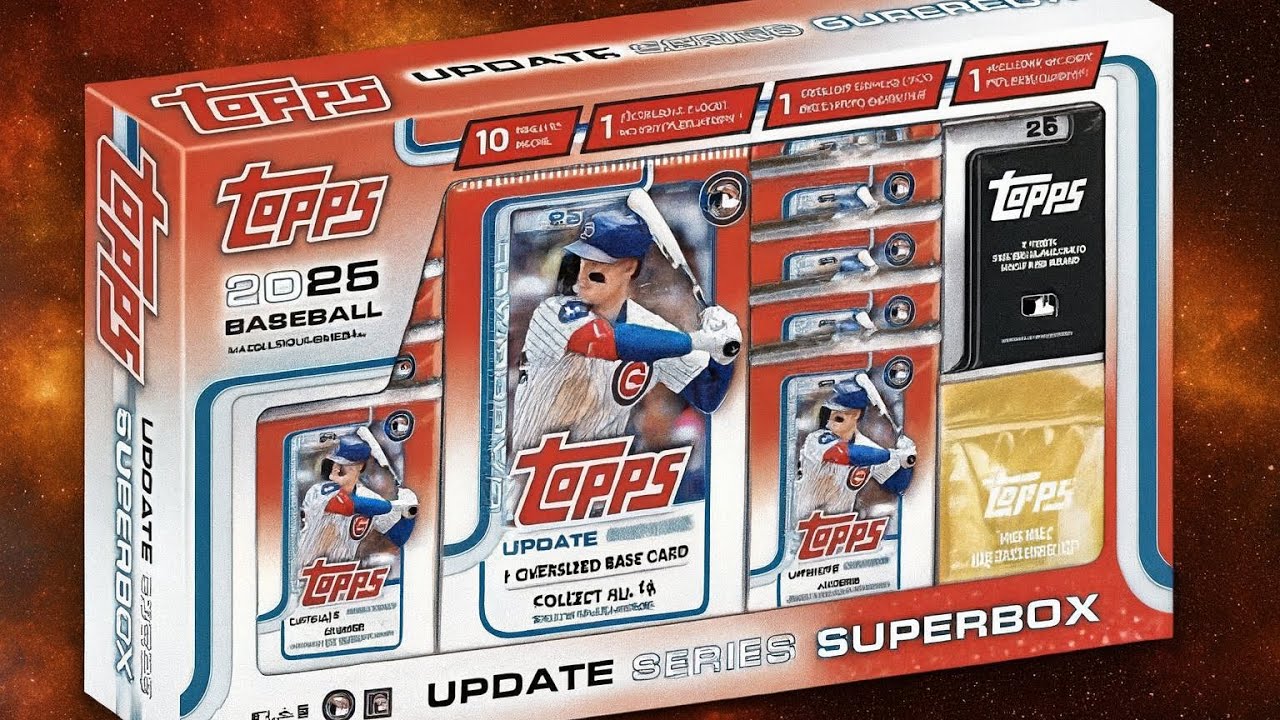 2025 topps update Super Box opening, true photo and ROY insert. Set Building Saturday is back. 