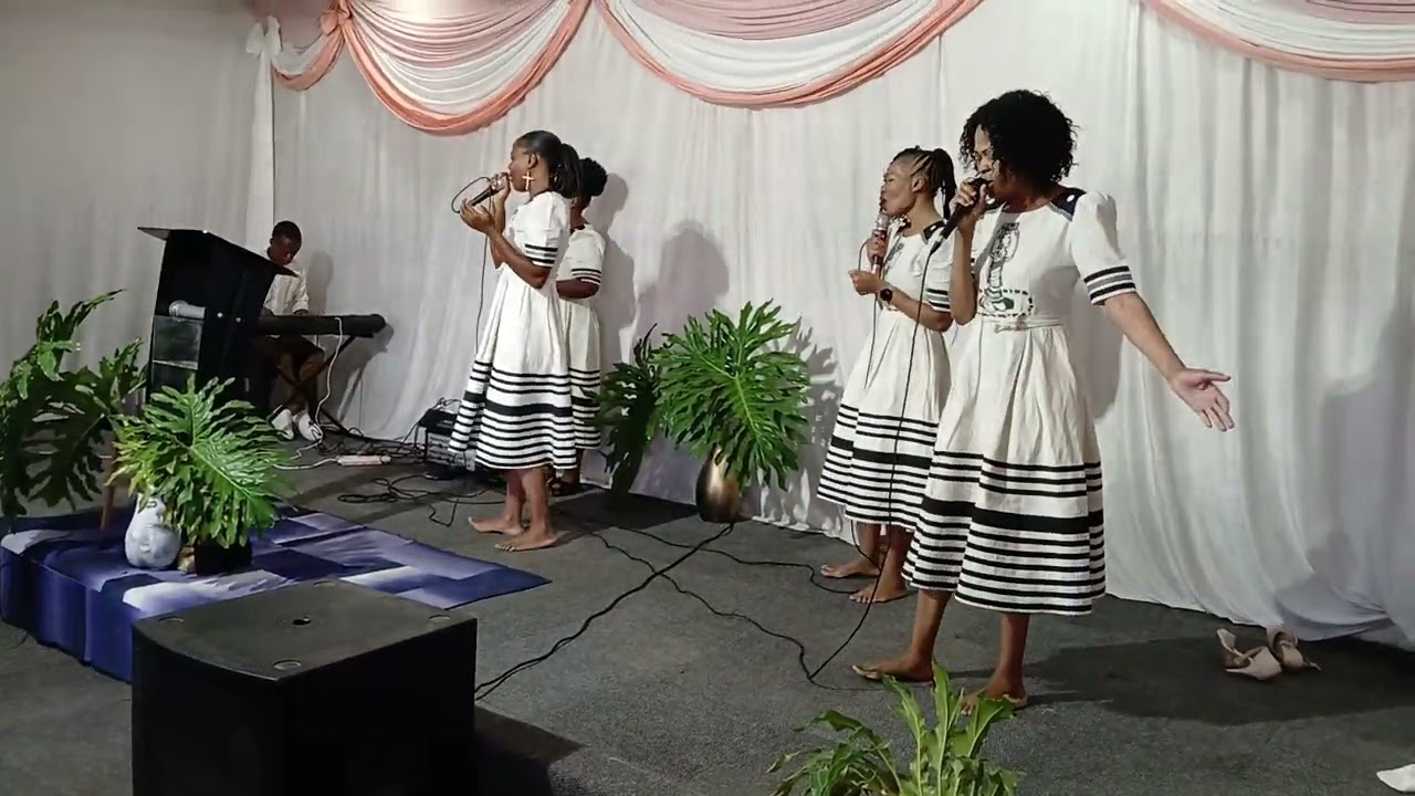 Opening the Sunday service with praise and worship