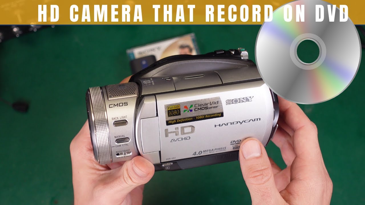 Sony HDR UX1  Full HD 1080i  camcorder that record directly on DVD disc! + test footage (AVCHD)