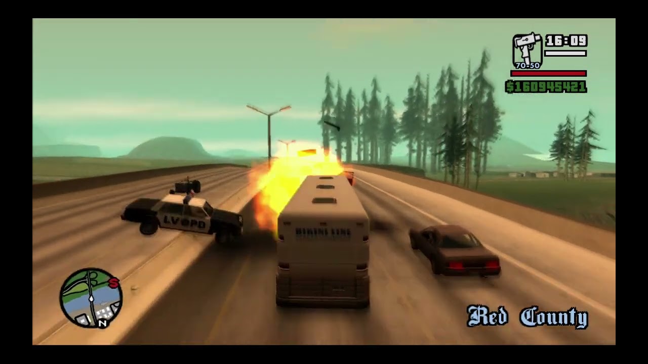 GTA San Andreas Coach Bus