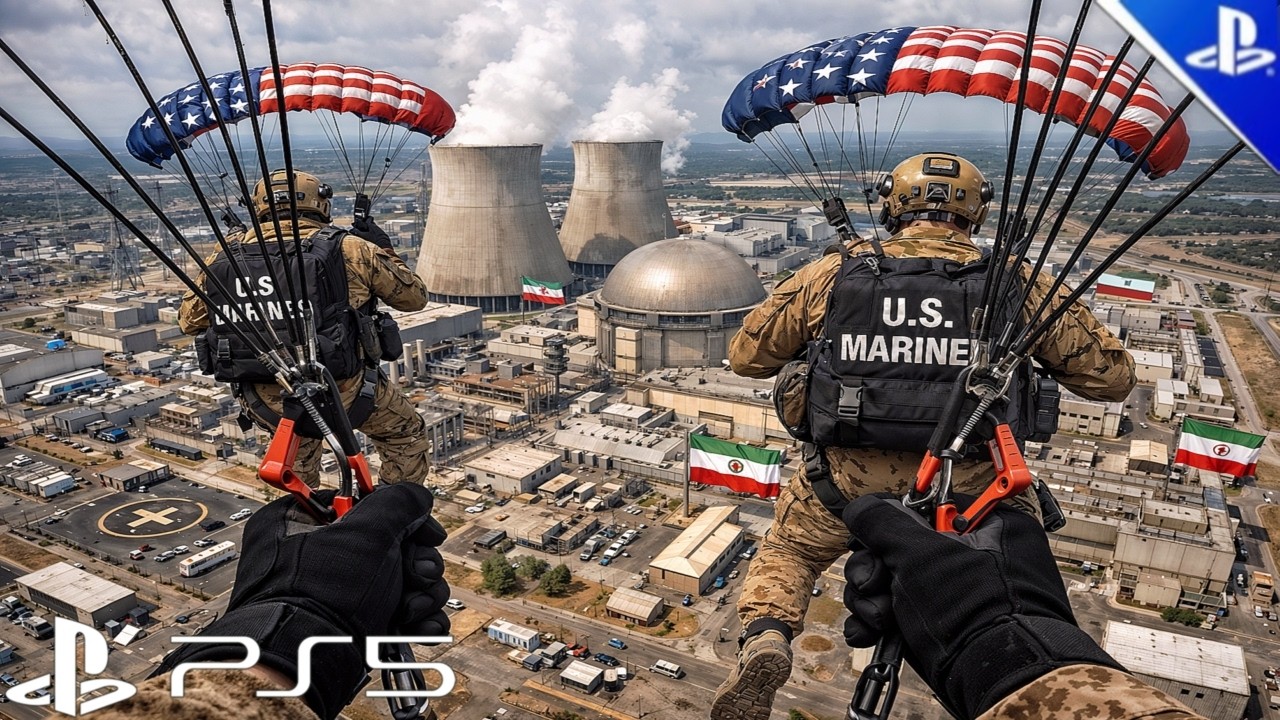 U.S. Paratroopers Land Inside Iran’s Nuclear Facility — Immersive Graphics [PS5 4K]