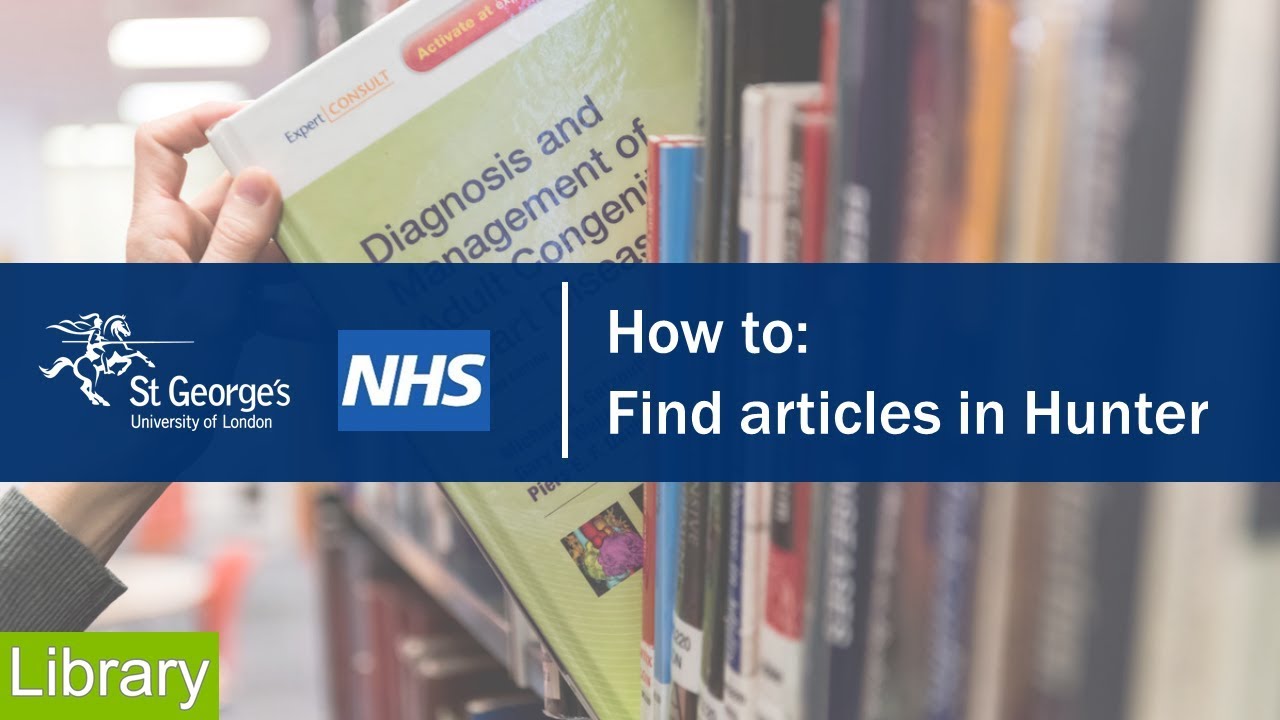 How to: Find articles in Hunter