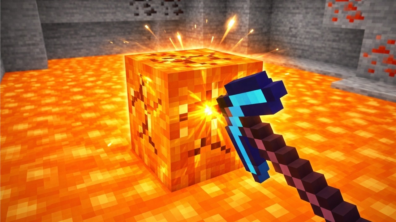 Minecraft, mais je peux CASSER la LAVE !