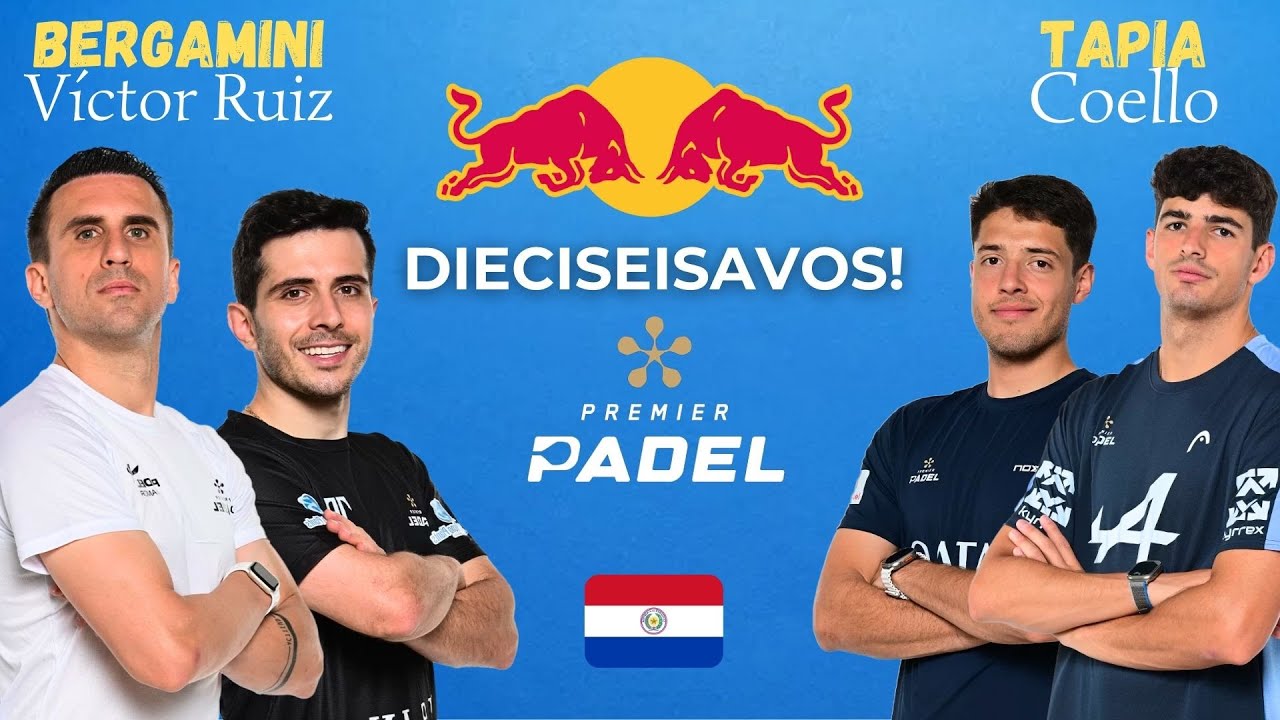 P2 ASUNCIÓN PREMIER PADEL 2024 DIECISEISAVOS | Tapia-Coello vs Victor Ruiz-Bergamini