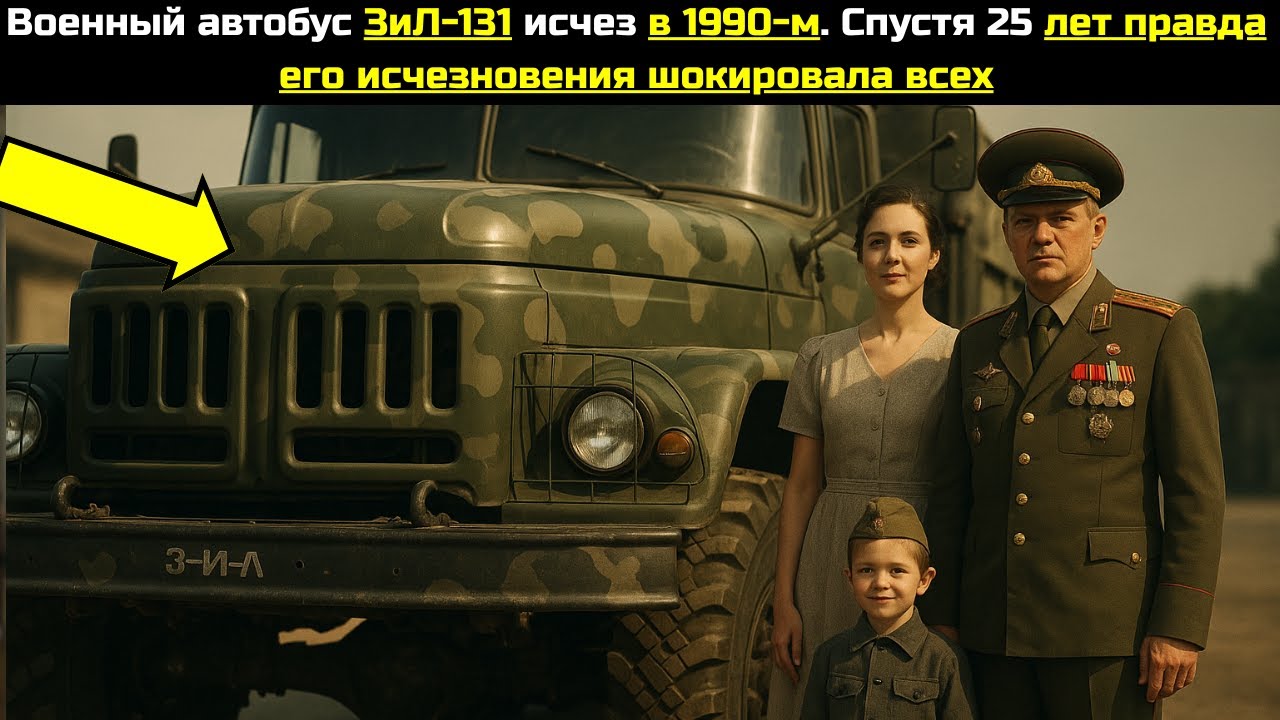 Военный автобус ЗиЛ-131 исчез в 1990-м. Спустя 25 лет правда его исчезновения шокировала всех...