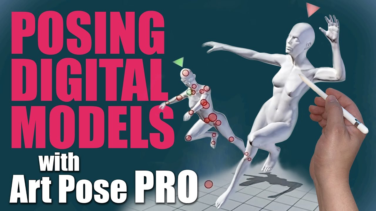 Posing Digital Models with Art Pose Pro on the iPad Pro