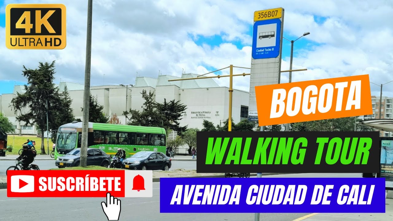 Caminando Walking tour Av Ciudad de Cali  Biblioteca Tintal (BOGOTA/COLOMBIA))4K  Recorrido POV 🚶‍♂️