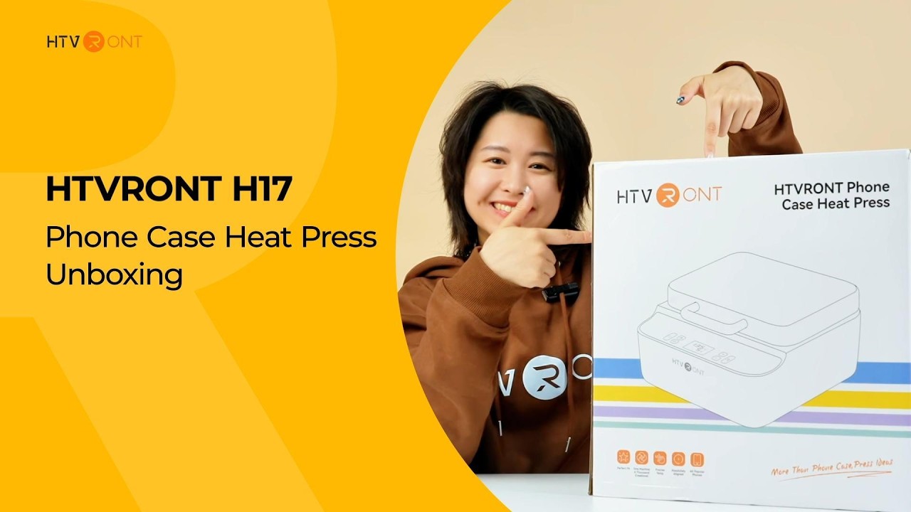 H17 Phone Case Heat Press Unboxing