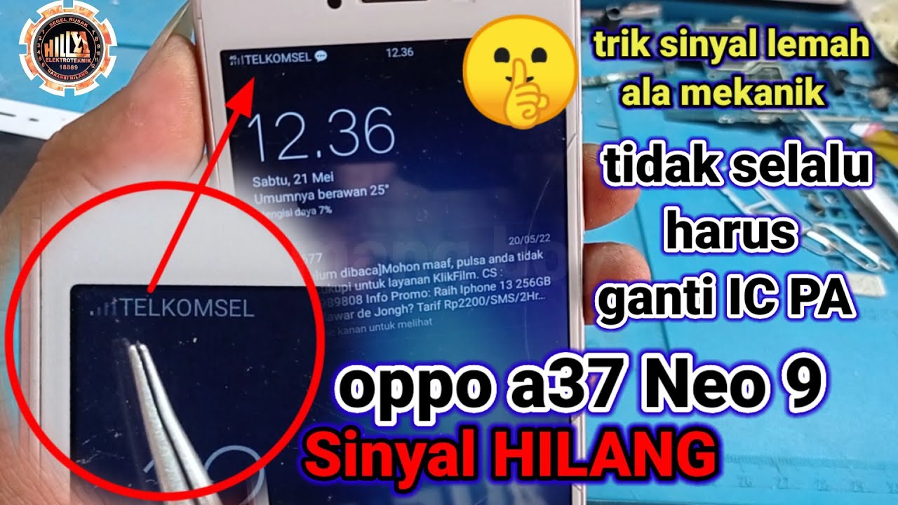 Cara Memperbaiki HP Oppo A37 Tidak Ada Sinyal