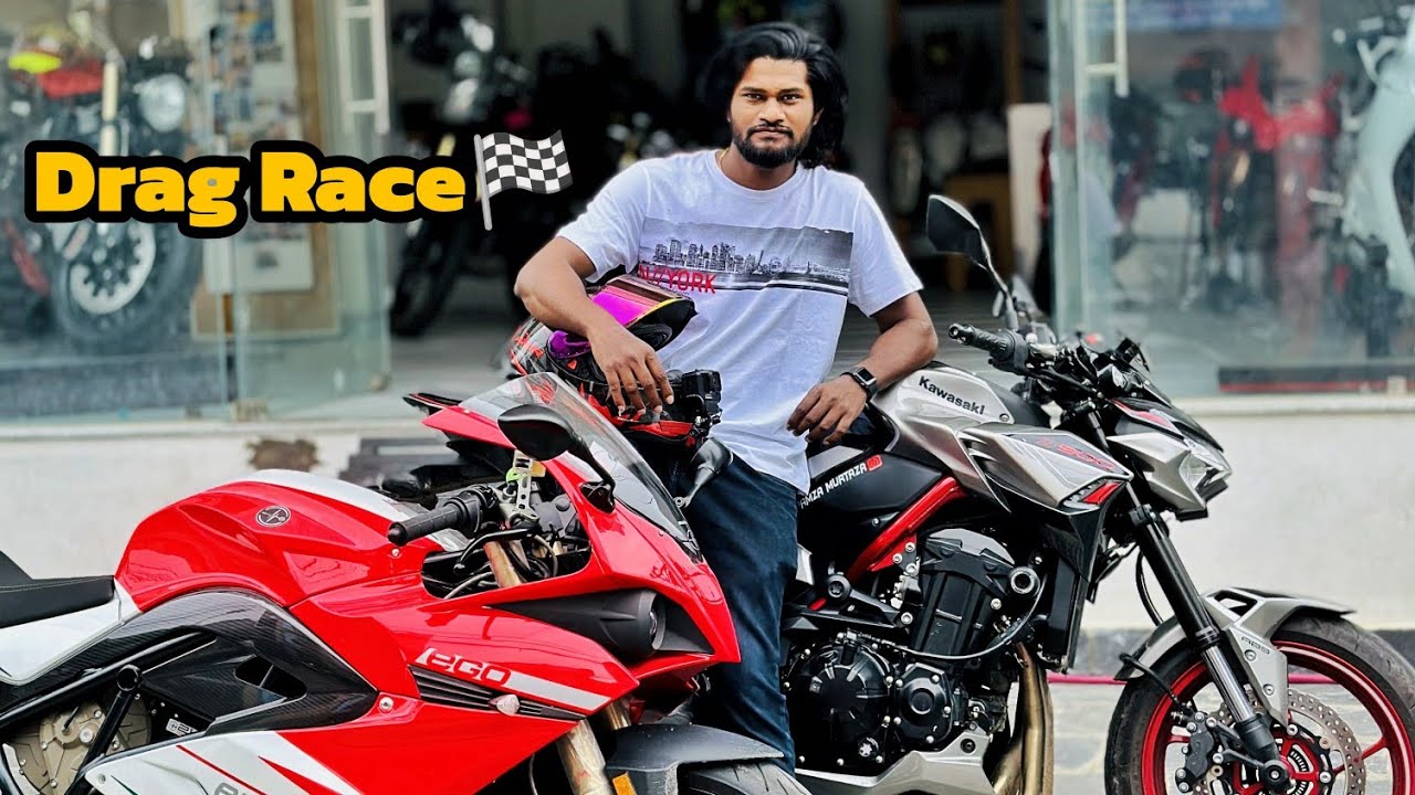 Kawasaki Z900 Vs Pulsar RS400 Aka Energica EGO RS | Drag Race🏁