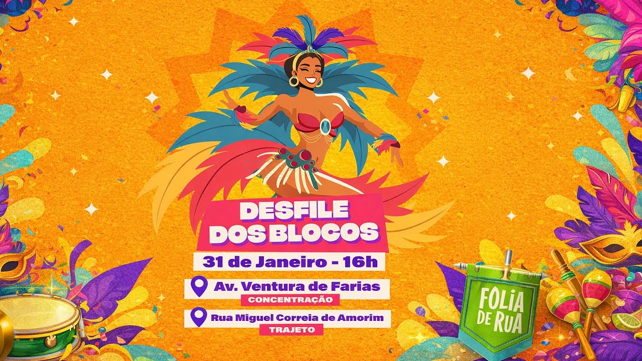 CARNAVAL 2026 ( DESFILE DOS BLOCOS ) | TV OOPS - 31/JAN/26