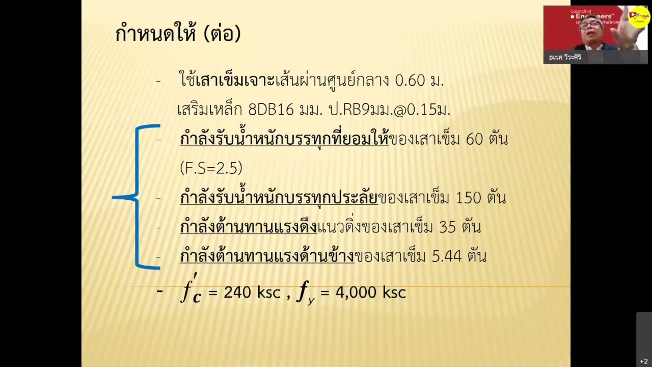 การออกแบบฐานรากคอนกรีตเสริมเหล็กต้านทานแรงแผ่นดินไหว