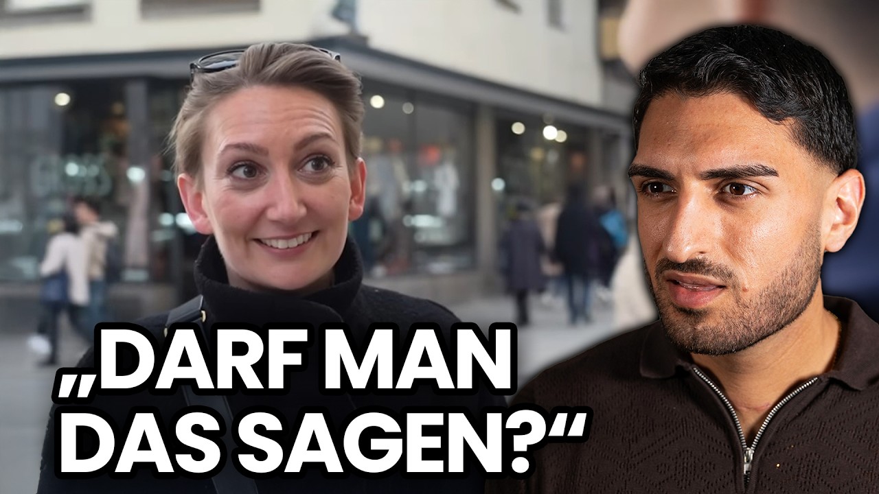 Leute auf der Straße fragen WIE VIEL GELD sie verdienen..