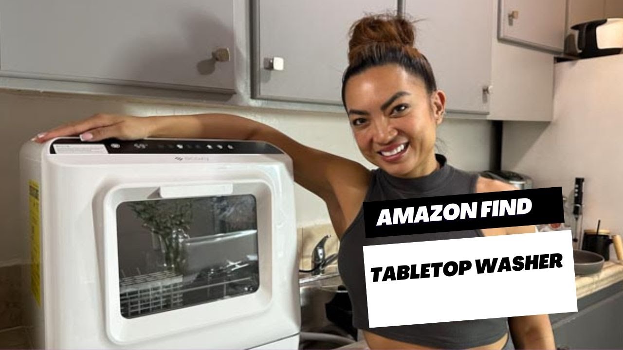 Находка на Amazon - Портативная настольная посудомоечная машина ECOZY | Легко устанавливается! МО...