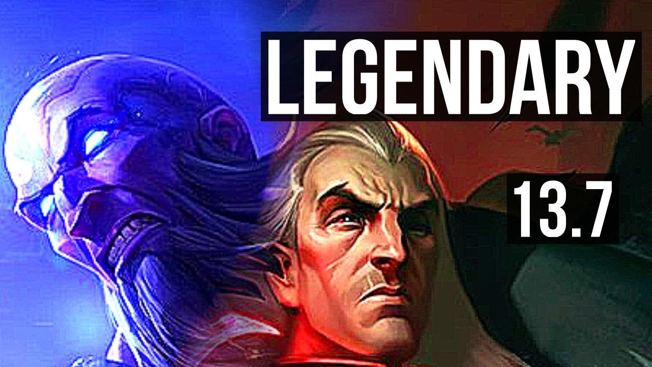 RYZE vs SWAIN (MID) | 10/1/5, 1.6M mastery, 900+ games, Legendary | KR Master | 13.7