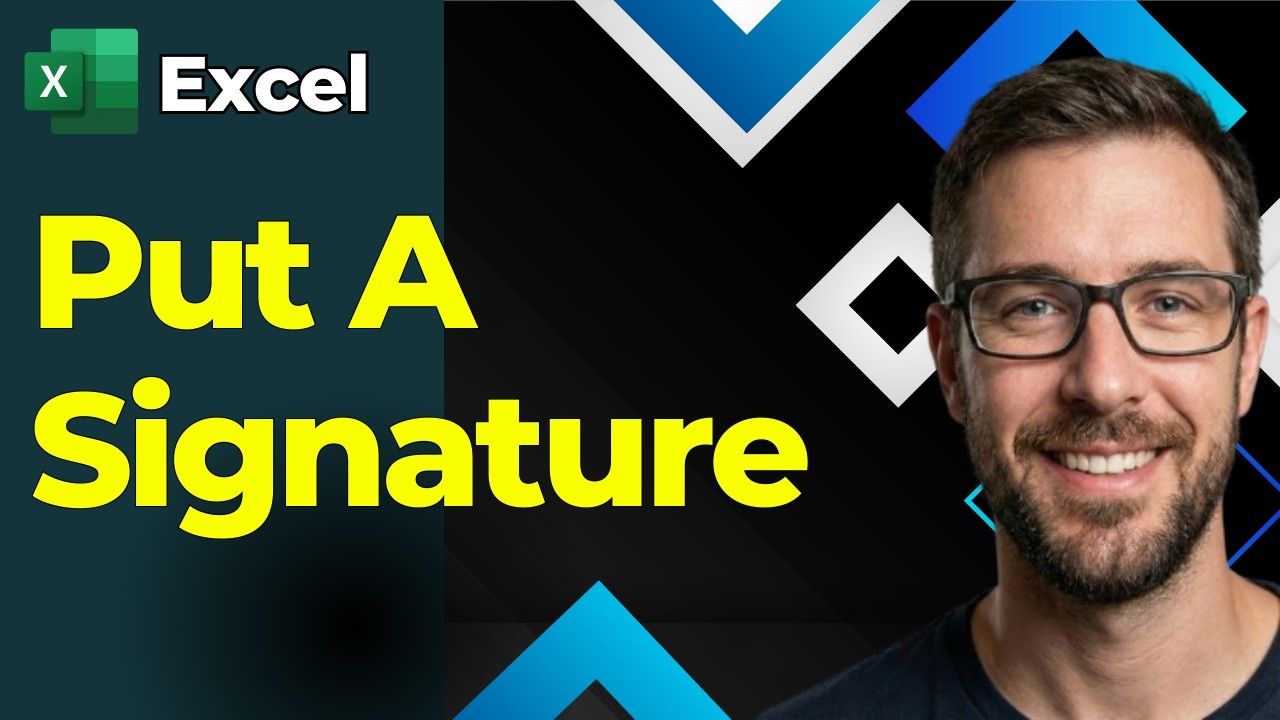 How To Put A Signature On Microsoft Excel | Microsoft Office Lessons [2026 Guide]