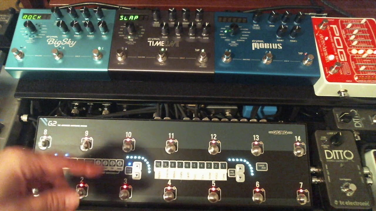 Setting up the GigRig to work with Strymon Pedals